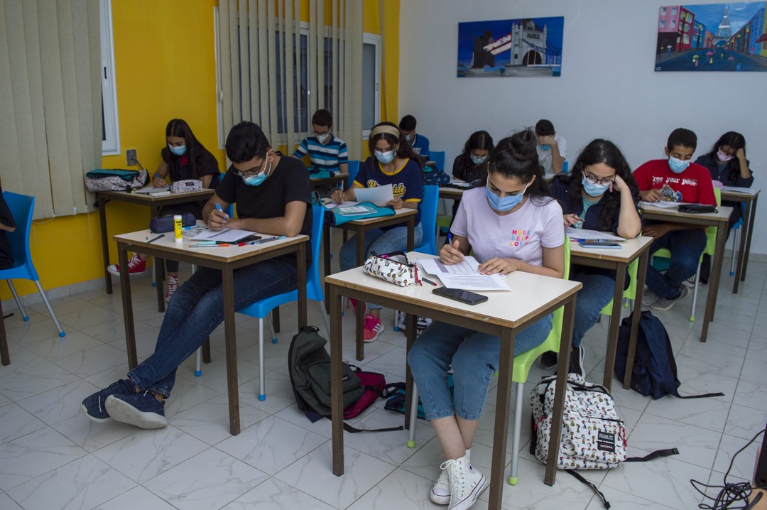 Students in classroom